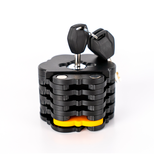 GRUNDIG Faltschloss für Mountainbikes und Elektrofahrräder