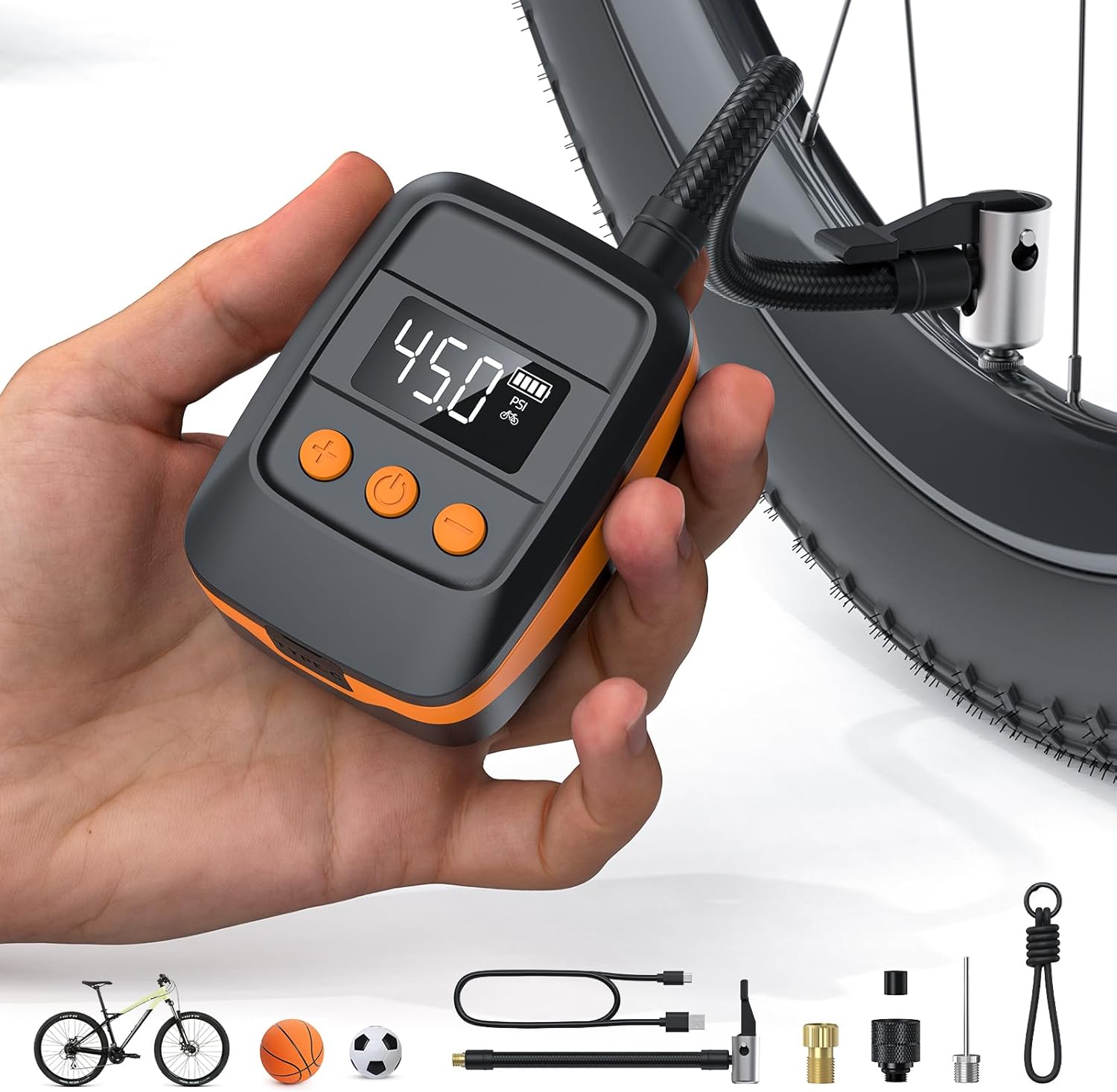 GRUNDIG electric bicycle pump, portable mini air pump – grundig-bike GRUNDIG electric bicycle pump, portable mini air pump – grundig-bike