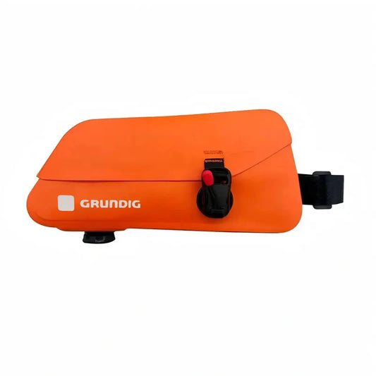 Grundig sacoche de cadre de vélo étanche 1,2L – accès magnétique à une main et forme aérodynamique