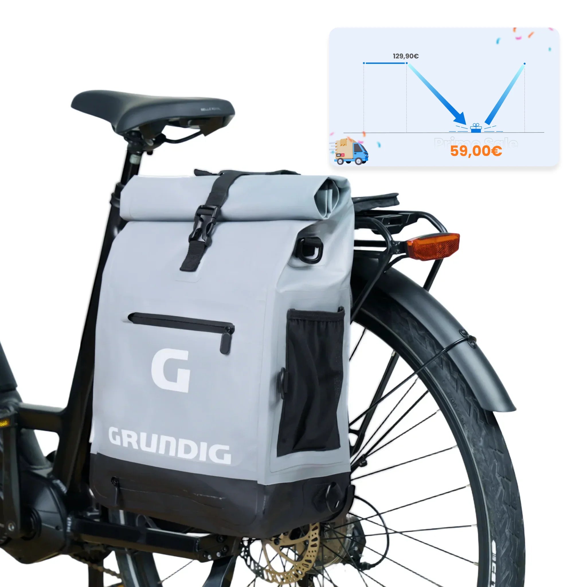 Grundig Fahrradtasche | Fahrradtaschen Für Gepäckträger