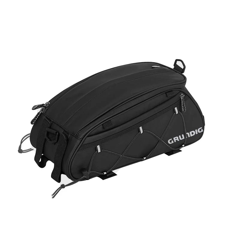 wasserdichte fahrradtaschen hinten Grundig 8L wasserdichte Fahrrad-Gepäckträgertasche hinten Hartschale abnehmbare Packtaschen – grundig-bike