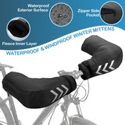 GRUNDIG cycling winter gloves: Warm, reflective grip gloves, ideal for commuters & MTB as a gift for him and her.