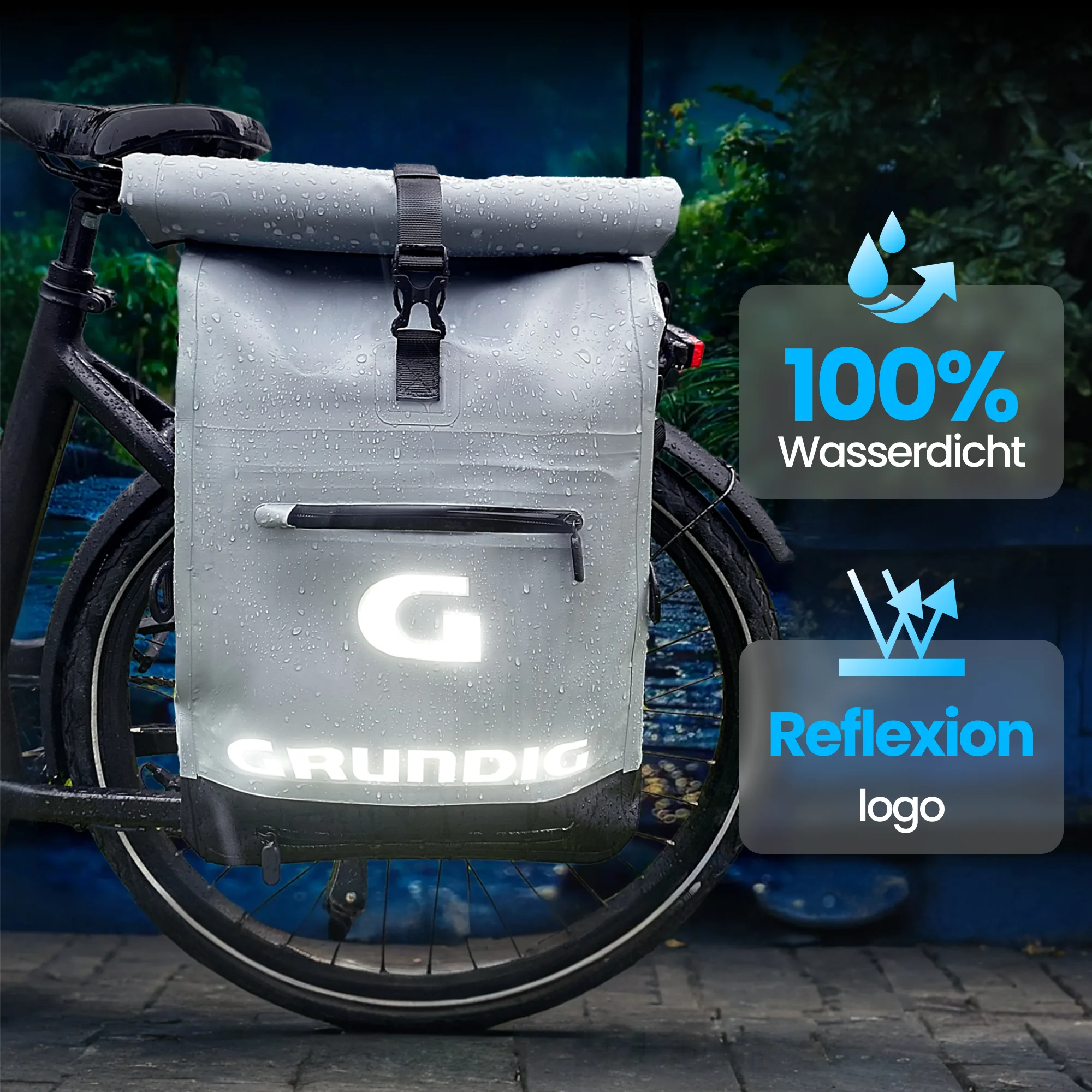 fahrradtasche 3 in 1 wasserdicht test Grundig Fahrradtasche | Fahrradtaschen Für Gepäckträger