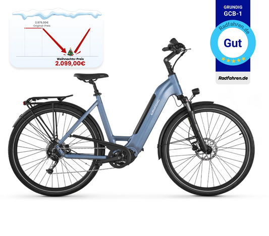 GRUNDIG GCB-1 E-Bike Eisblau