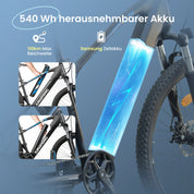 grundig e-mountainbike fully 27 5 GRUNDIG E275 E-Bike 27,5 Zoll – 540Wh Akku, 250W Motor, 110 km Reichweite – grundig-bike