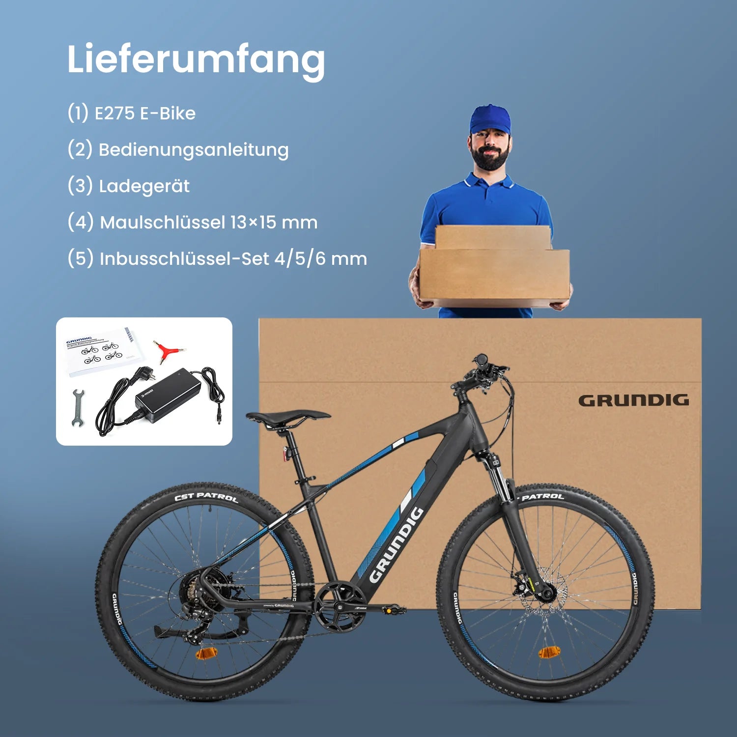 grundig e bike fully GRUNDIG E275 E-Bike 27,5 Zoll – 540Wh Akku, 250W Motor, 110 km Reichweite – grundig-bike
