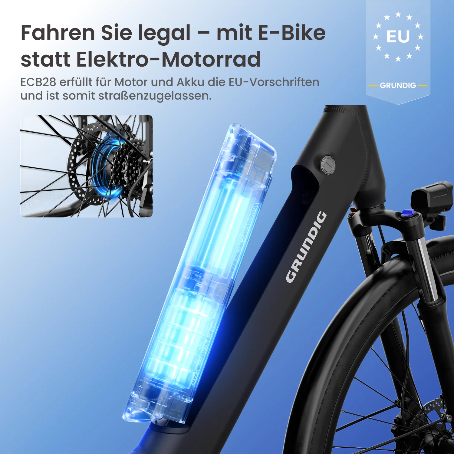 【Vorbestellung】GRUNDIG ECB28 E-Bike 2026er Neuauflage