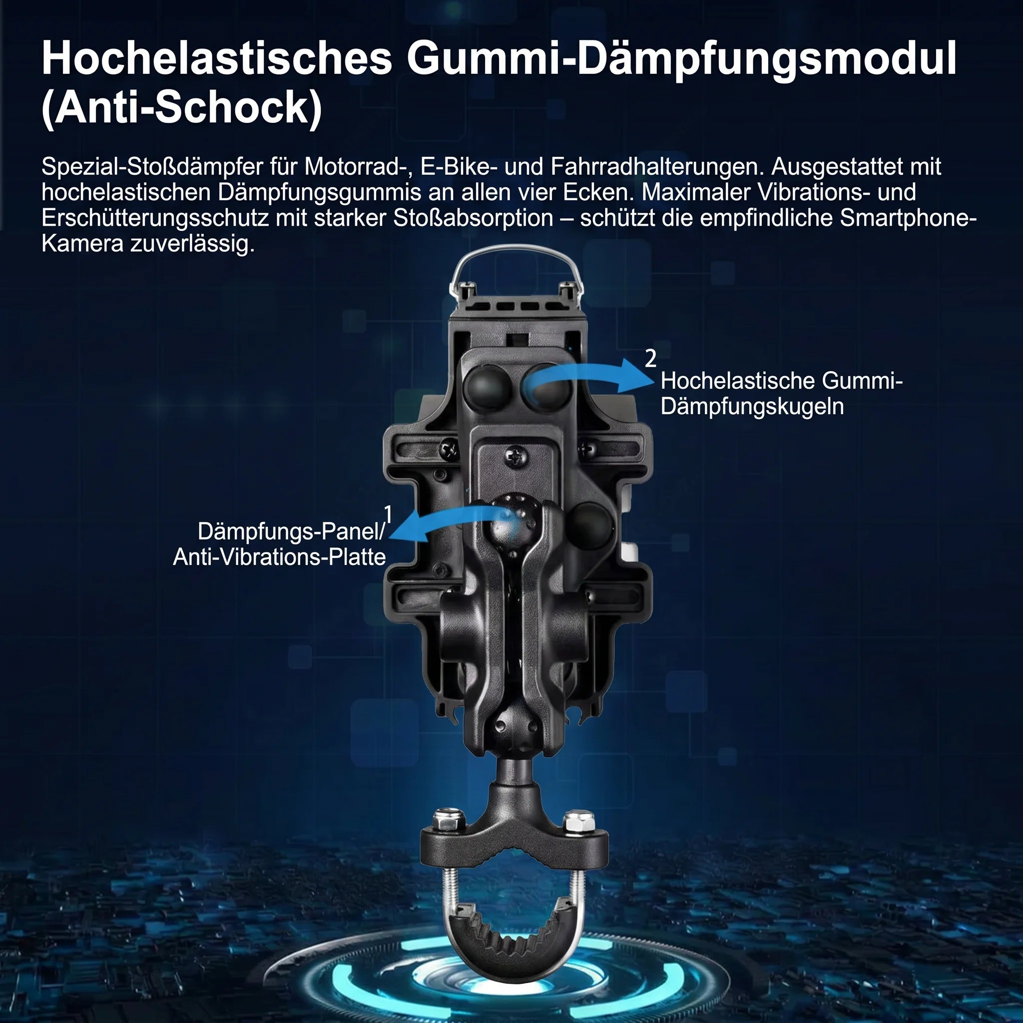 Grundig Universal Fahrrad Handyhalterung