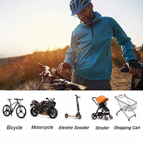 Grundig Premium Handyhalterung Fahrrad & Motorrad – Vibrationsschutz & Bombenfester Halt für Downhill & Trail – Universal Halterung für 4,7-7,2" Handys mit Einhand-Zugriff & M10 Adapter